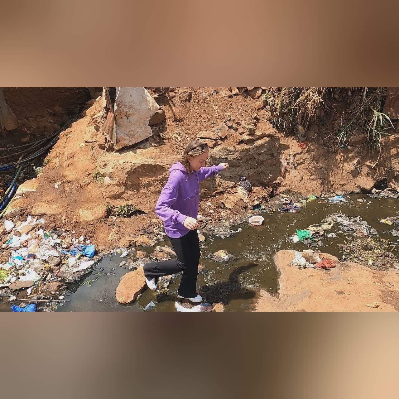 German Woman Married to African Walk through the Biggest slum in Africa | Kibera Slums @Vinn_vincent