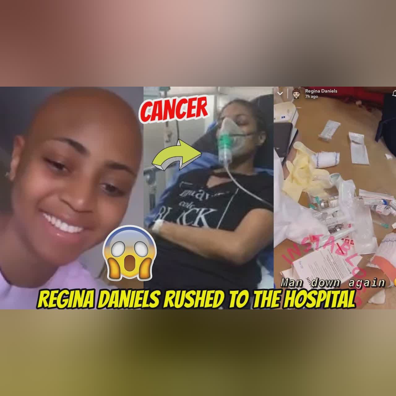 Regina Daniels rushed to the hospital because of cancer 😭 Pray for Regina Daniels