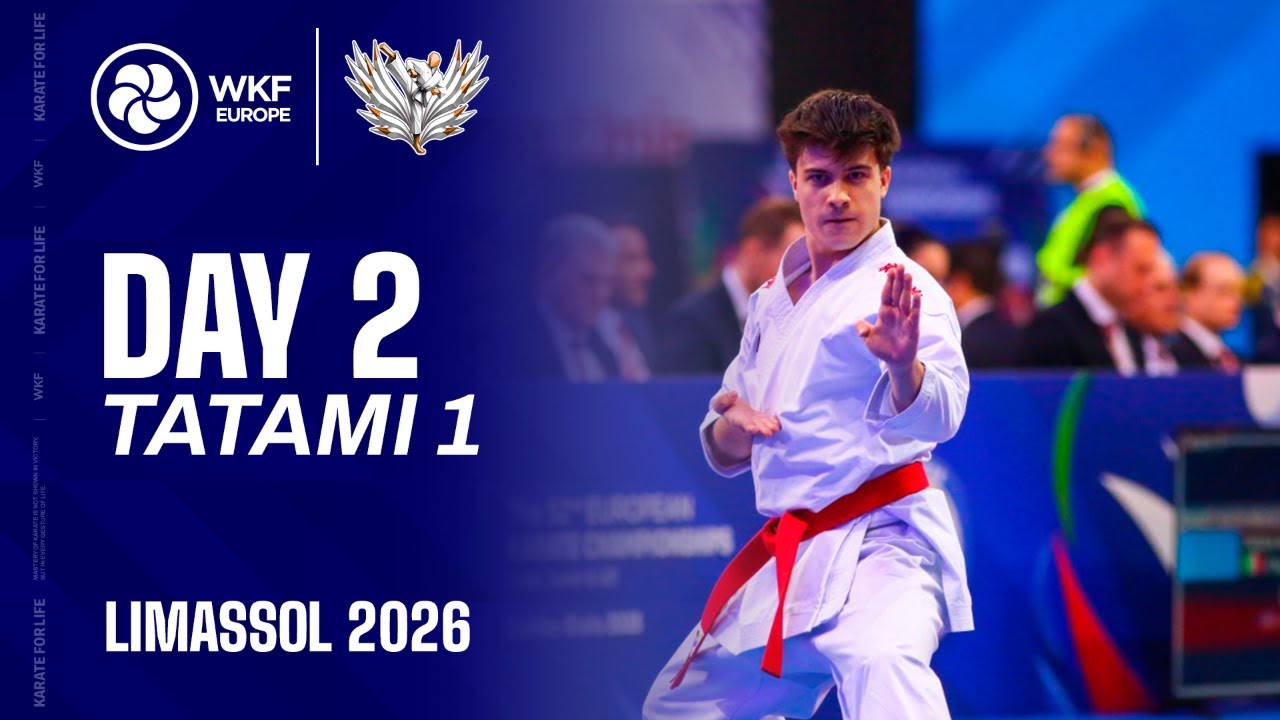 EKF KARATE  | Day 2 - Tatami 1 | EKF Cadet, Junior & U21 Championships Limassol