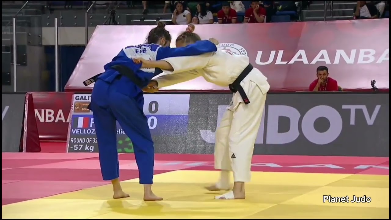 Kseniia GALITSKAIA 🇷🇺 🆚️ Ophelie VELLOZIZ| 🇫🇷 1 раунд/-57кг | Большой Шлем Улан-Батор 2023