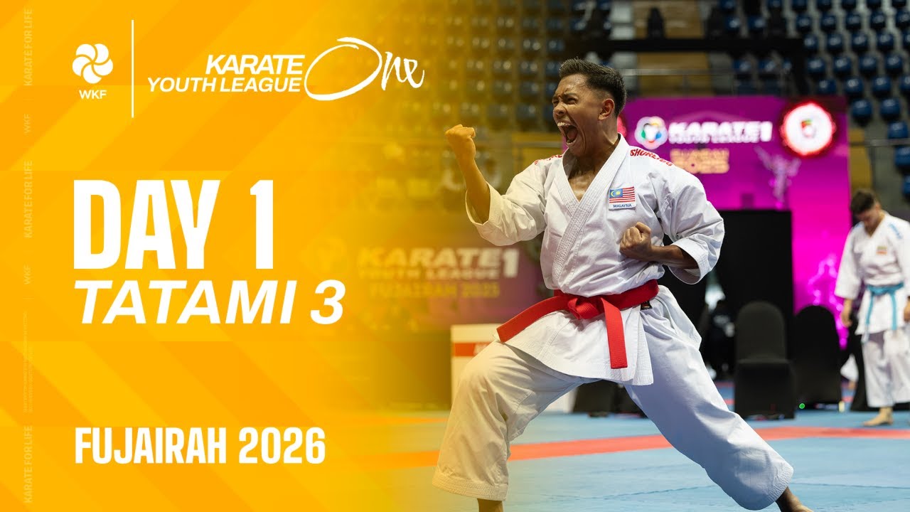 KARATE One Youth League Fujairah  | Day 1 - Tatami 3 |