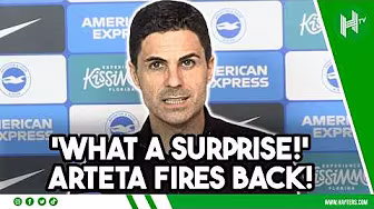 WHAT A SURPRISE! Arteta CLAPS BACK at Brighton manager | Brighton 0-1 Arsenal