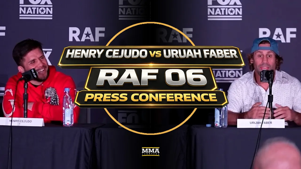 RAF 6 Press Conference: Henry Cejudo vs. Urijah Faber | MMA Fighting