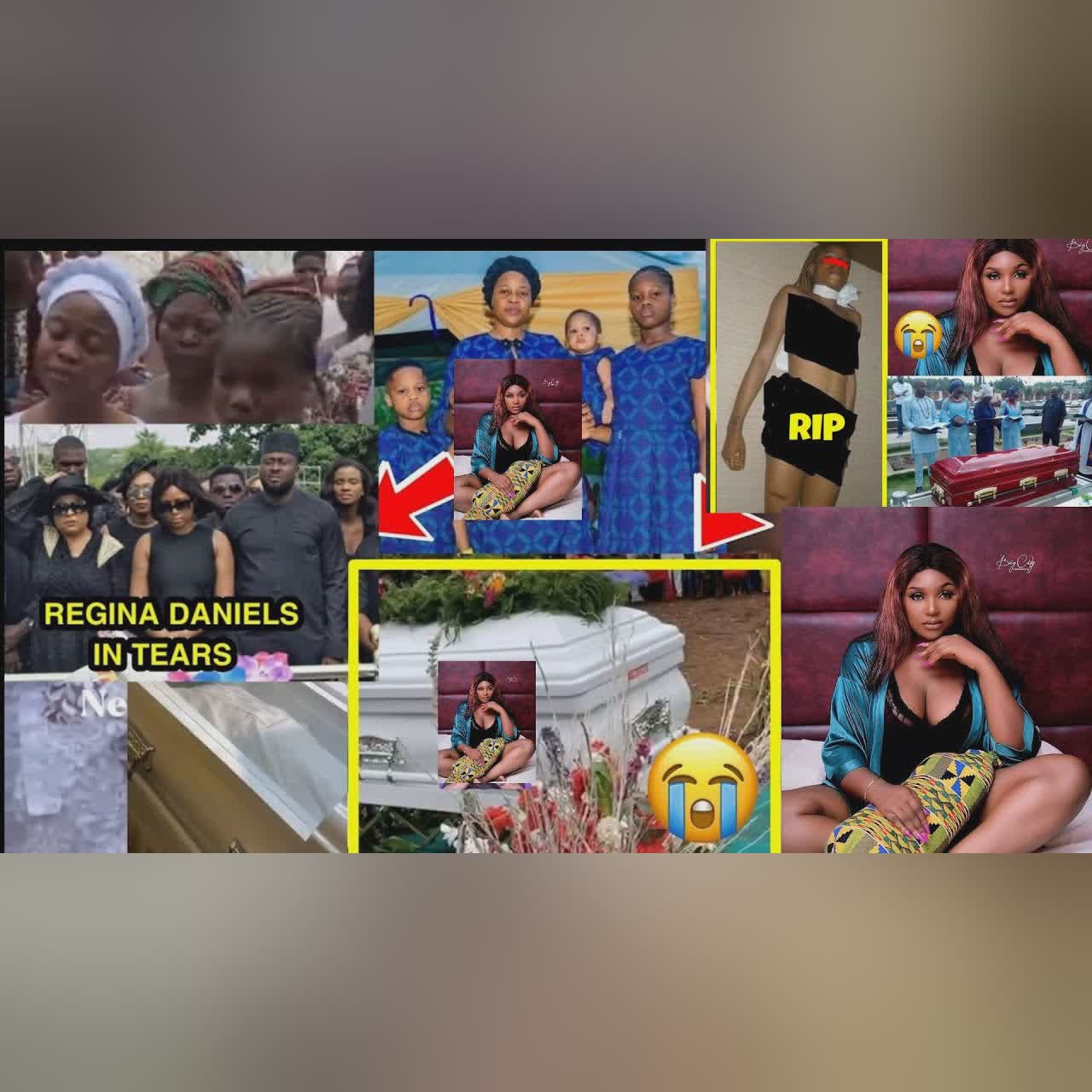 Regina Daniels In TEARS At Chi Bernard BURIAL ๐ญ RIP Chinedu Bernard ๐ญ WATCH VIDEO ๐ญ