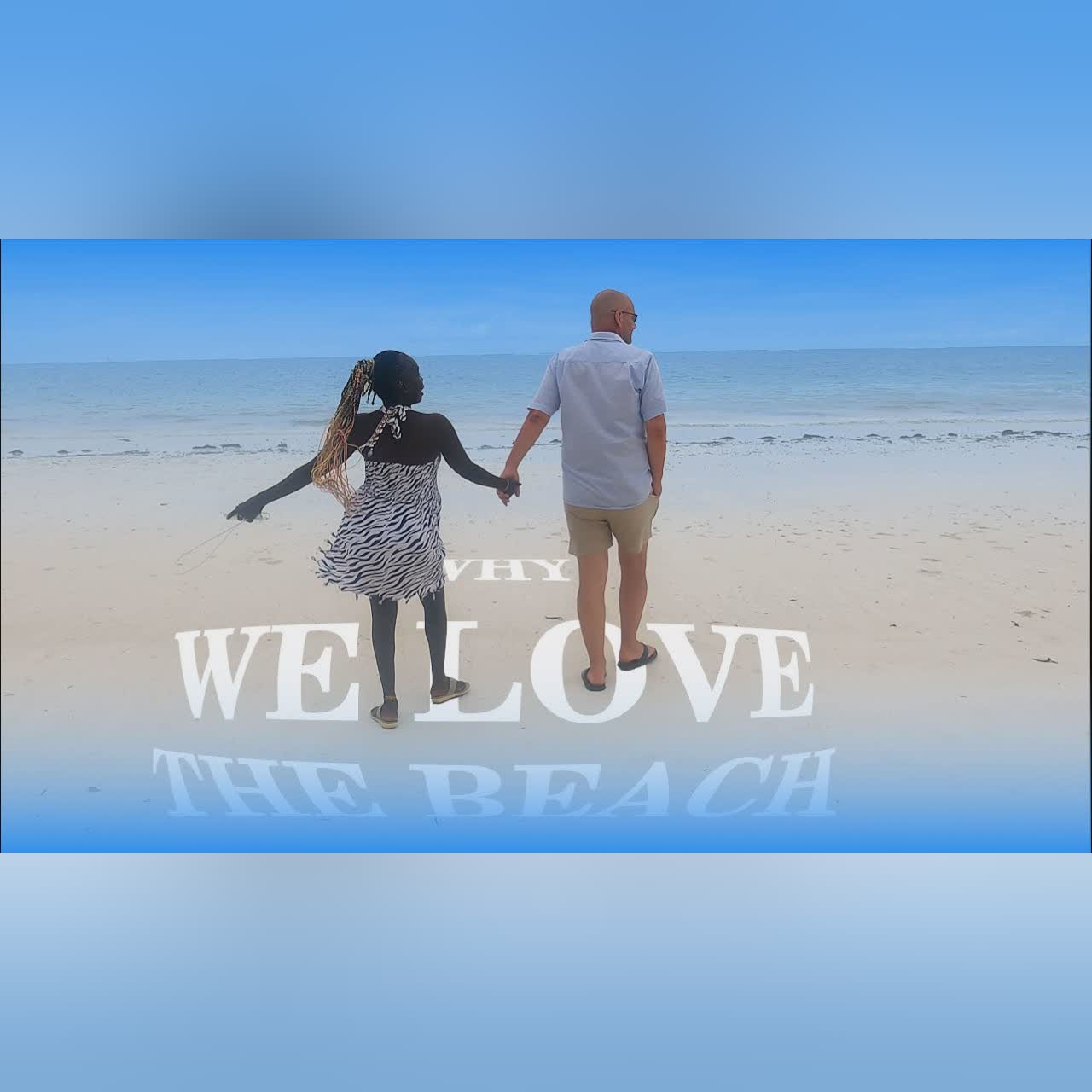British and African Couple MOMENTS ON THE MOST BEAUTIFUL BEACH IN AFRICA