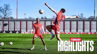 Wild snowball fights ☃️ & incredible curve goals 😮💨 | Best of Training February