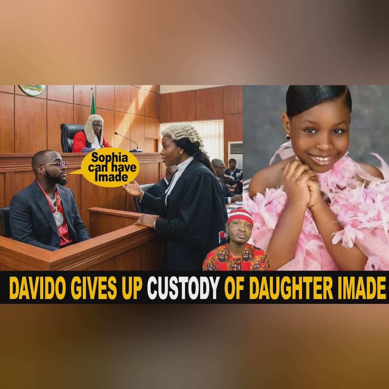 Davido Give Up Custody of Daughter Imade As Son's Death Was Used Against Him In Court By Babymama