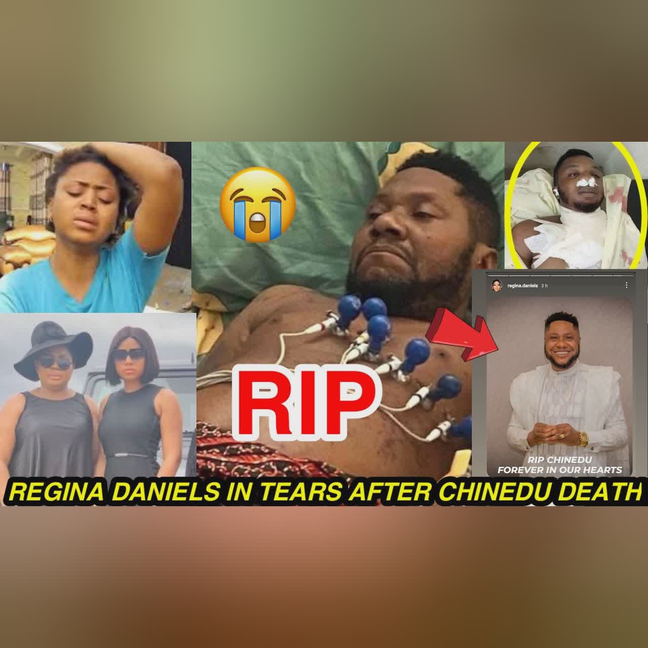 Regina Daniels Cries Out After The D£ATH Of Chinedu Nwadike 😭💔