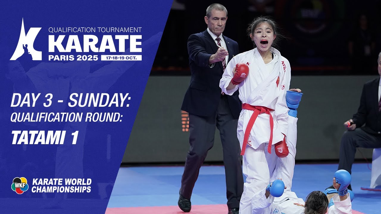 Paris Qualification Tournament - SUNDAY - Qualification Round - Tatami 1| WORLD KARATE FEDERATION