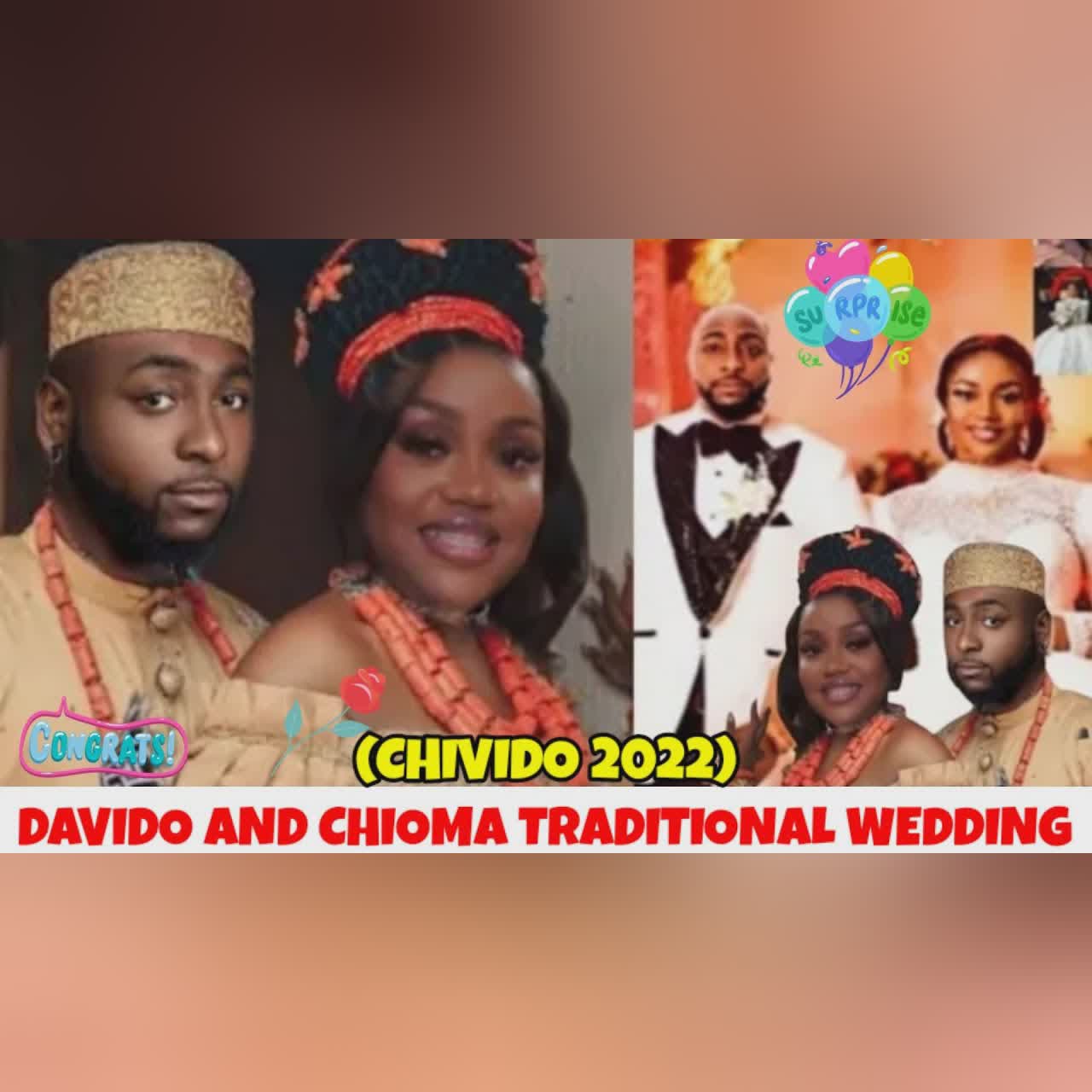 Davido And Chioma Traditional Wedding Video Out Now!! ๐โค Watch Full Wedding Video Here โจ CONGRATS!๐