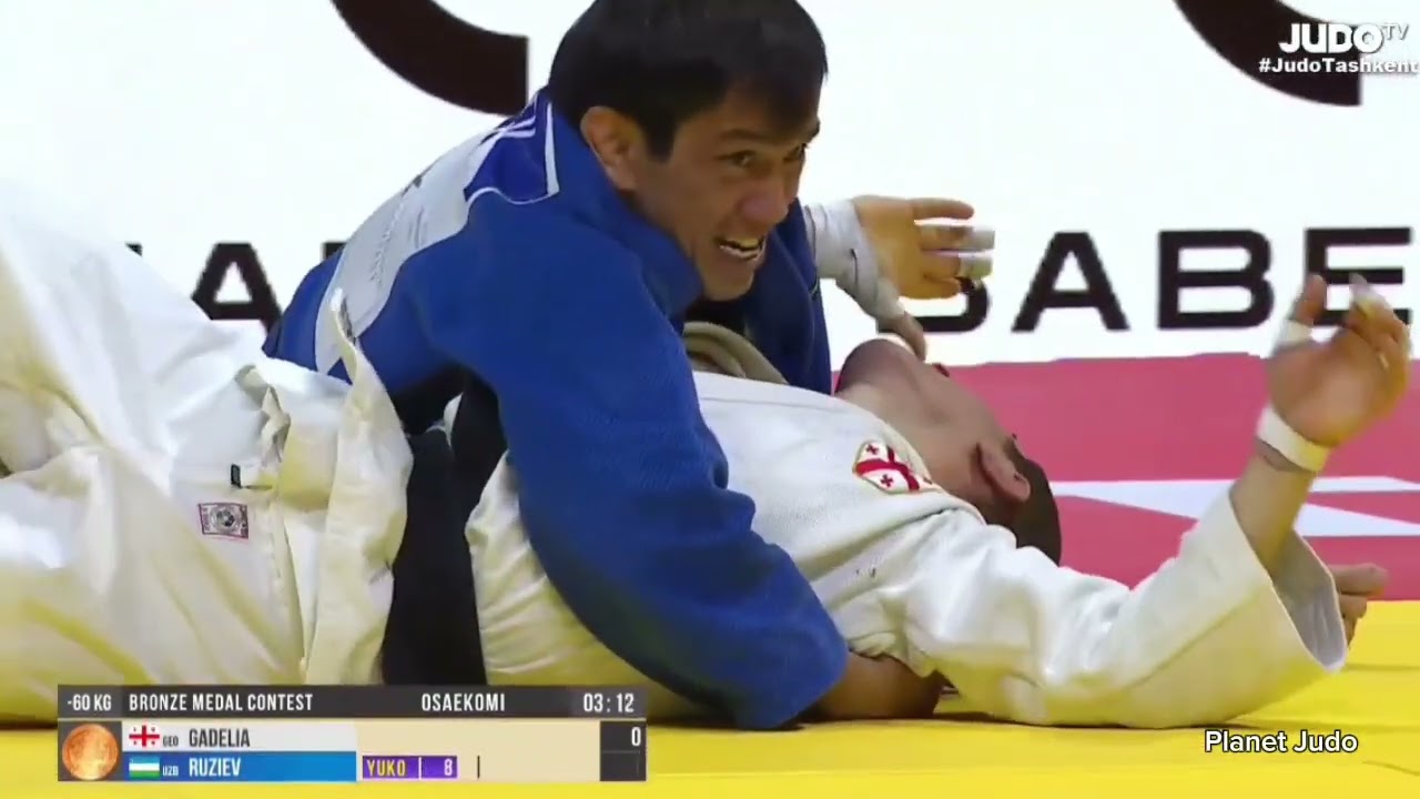 Luka GADELIA  🇬🇪 🆚️ Doston RUZIEV 🇺🇿 | схватка за бронзу/-60кг | Большой Шлем Ташкент 2026
