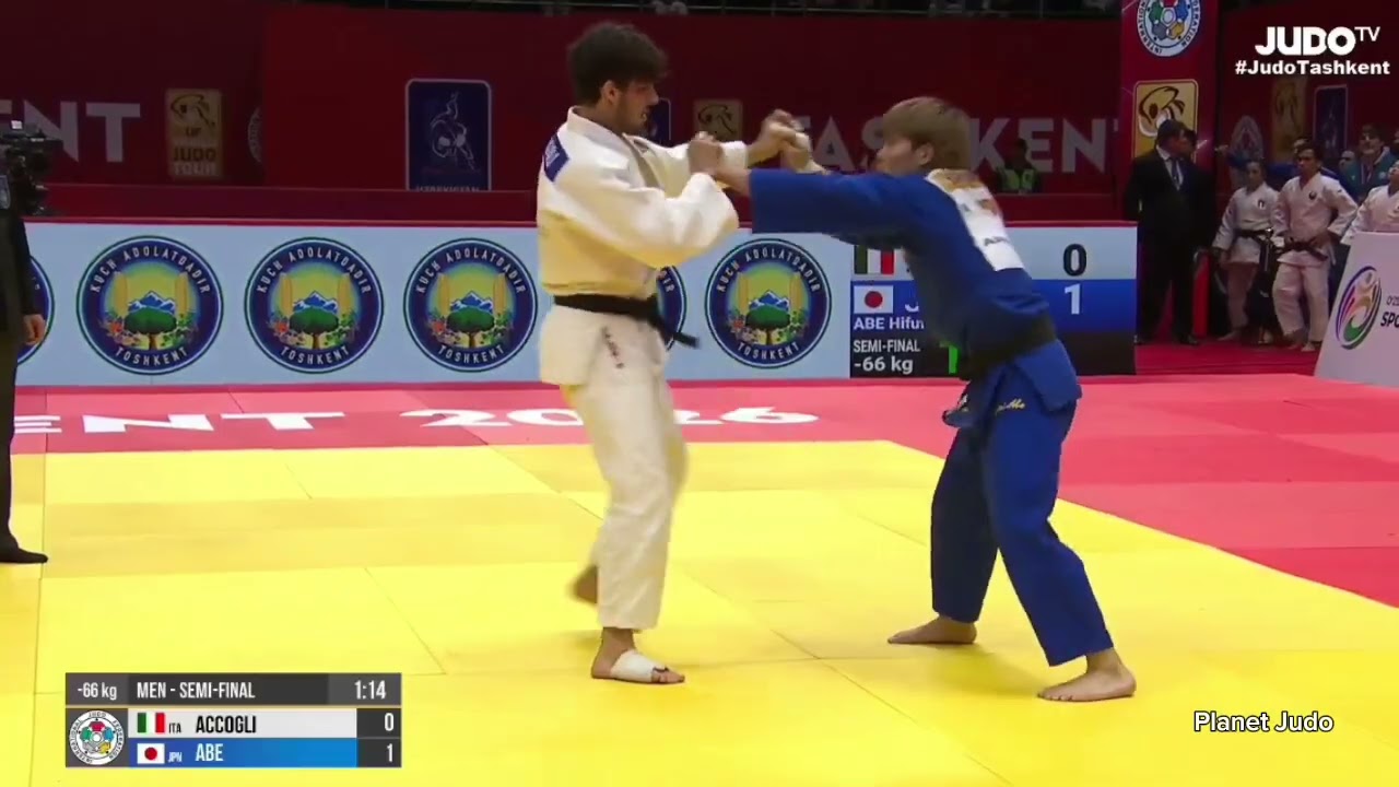 Valerio ACCOGLI 🇮🇹 🆚️ Hifumi ABE 🇯🇵 | полуфинал /-66кг | Большой Шлем Ташкент 2026
