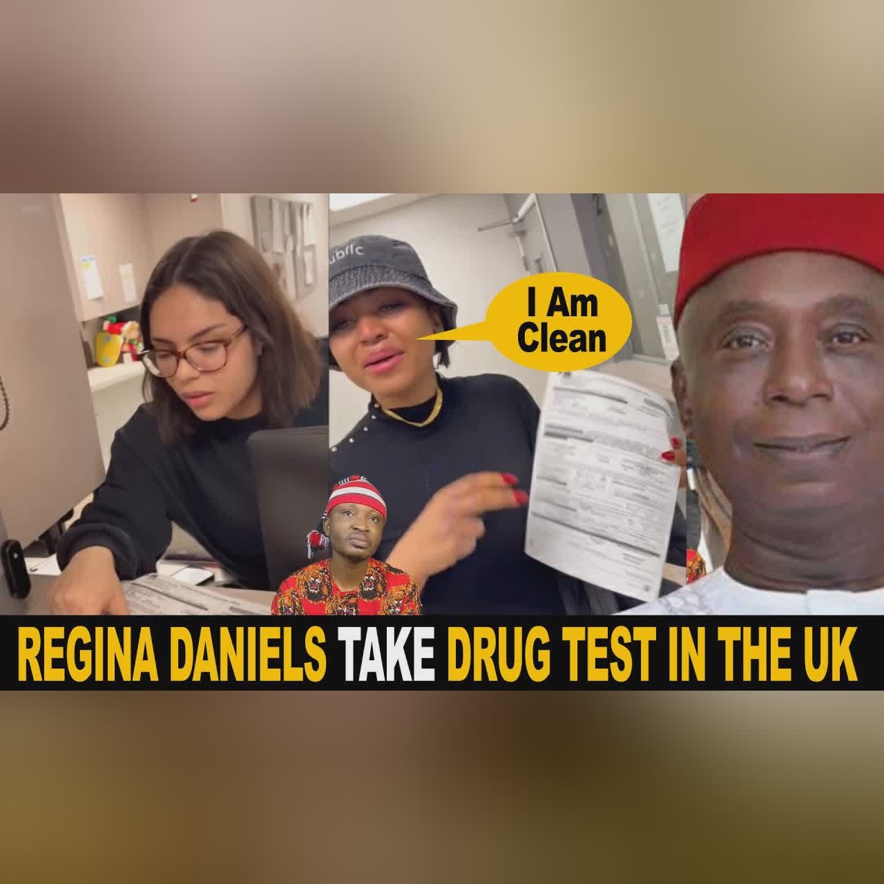 Regina Daniels Take Drug Test In The UK To Prove Ned Nwoko Wrong In Custody Battle