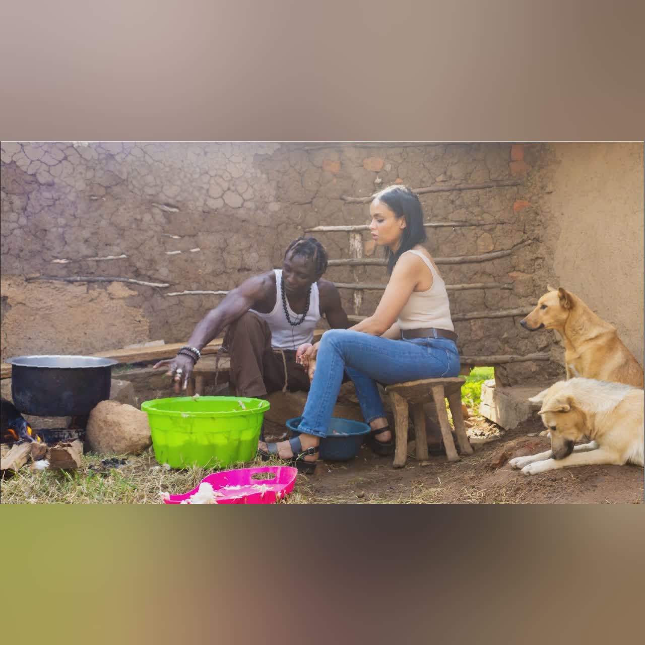 White Woman married to African Man Cooking Chicken for the First Time @videejohner (EPISODE 23)