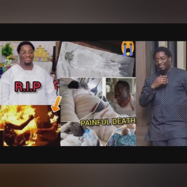 RIP as Kayode Badru DI£S After Being Accidentally Set On Fire In A Church In Lagos 😭💔