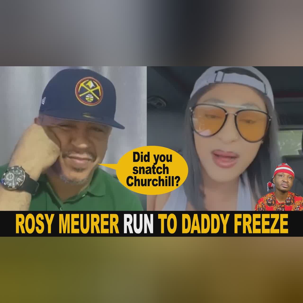 Rosy Meurer Run To Daddy Freeze To Explain "Stealing' Tonto Dike Ex Husband Accusations