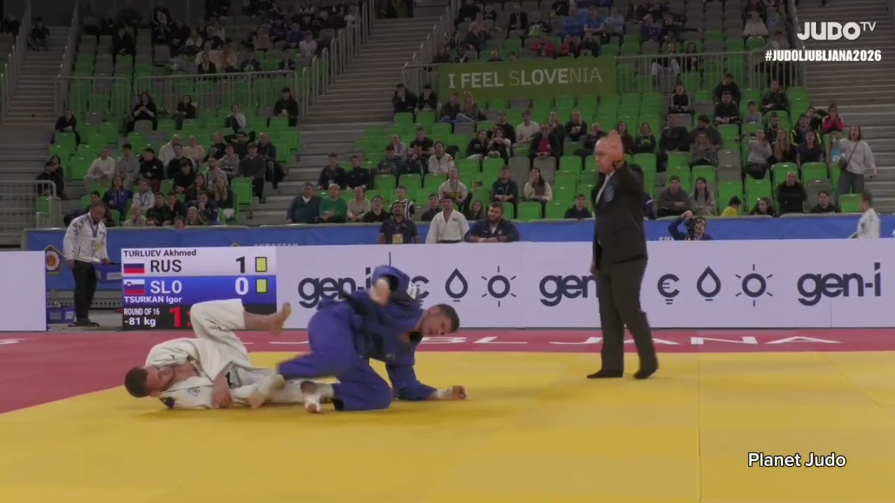Akhmed TURLUEV 🇷🇺 🆚️ Igor TSURKAN 🇸🇮 | 1/8финала /-81кг | Кубок Европы 2026 в Любляне 🇸🇮