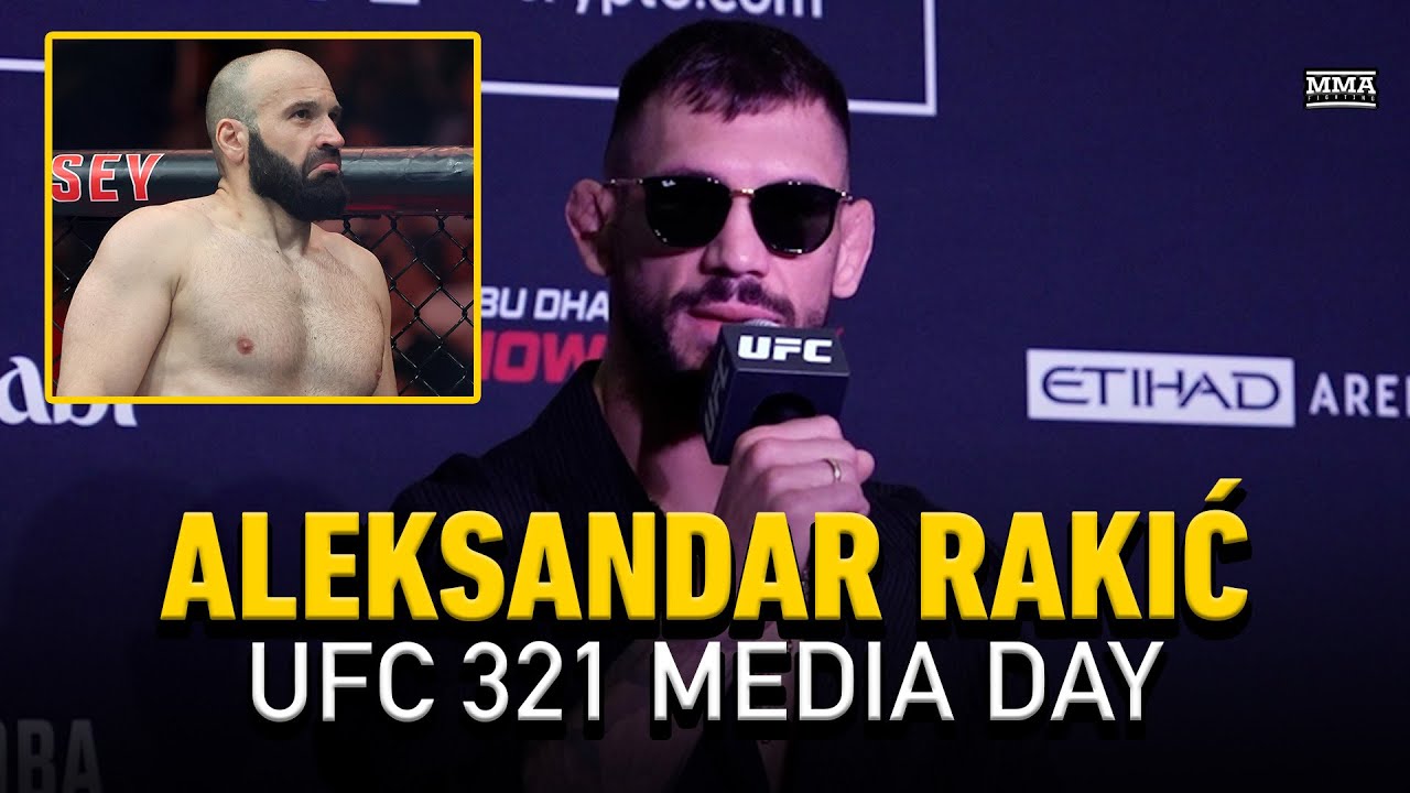 Aleksandar Rakic Previews Azamat Murzakanov Fight At UFC 321 | MMA Fighting