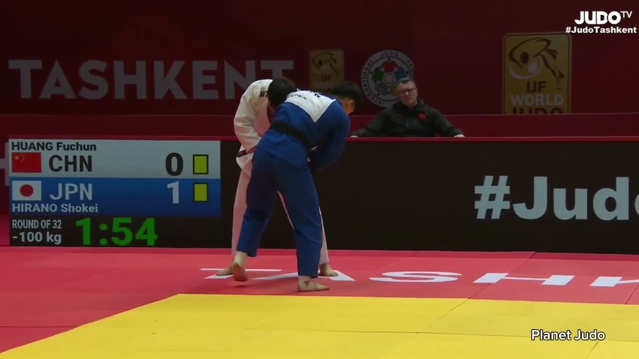Fuchun HUANG 🇨🇳 🆚️ Shokei HIRANO 🇯🇵 | 1/16финала/-100кг | Большой Шлем Ташкент 2026