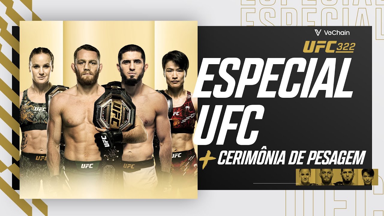 Especial + Cerimônia de Pesagem | VeChain UFC 322: Della Maddalena x Makhachev