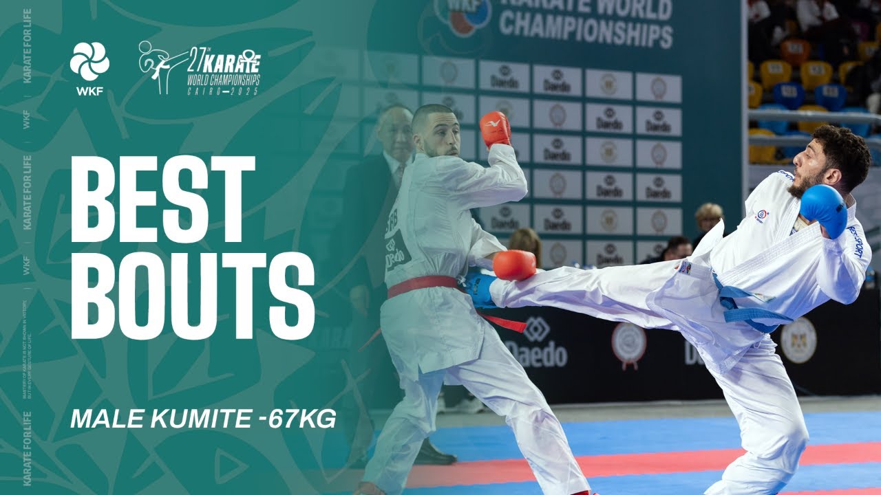 Best Bouts of #KarateCairo2025 | Afeef Ghaith (JOR) vs Said Oubaya (MOR) | Skills fest!