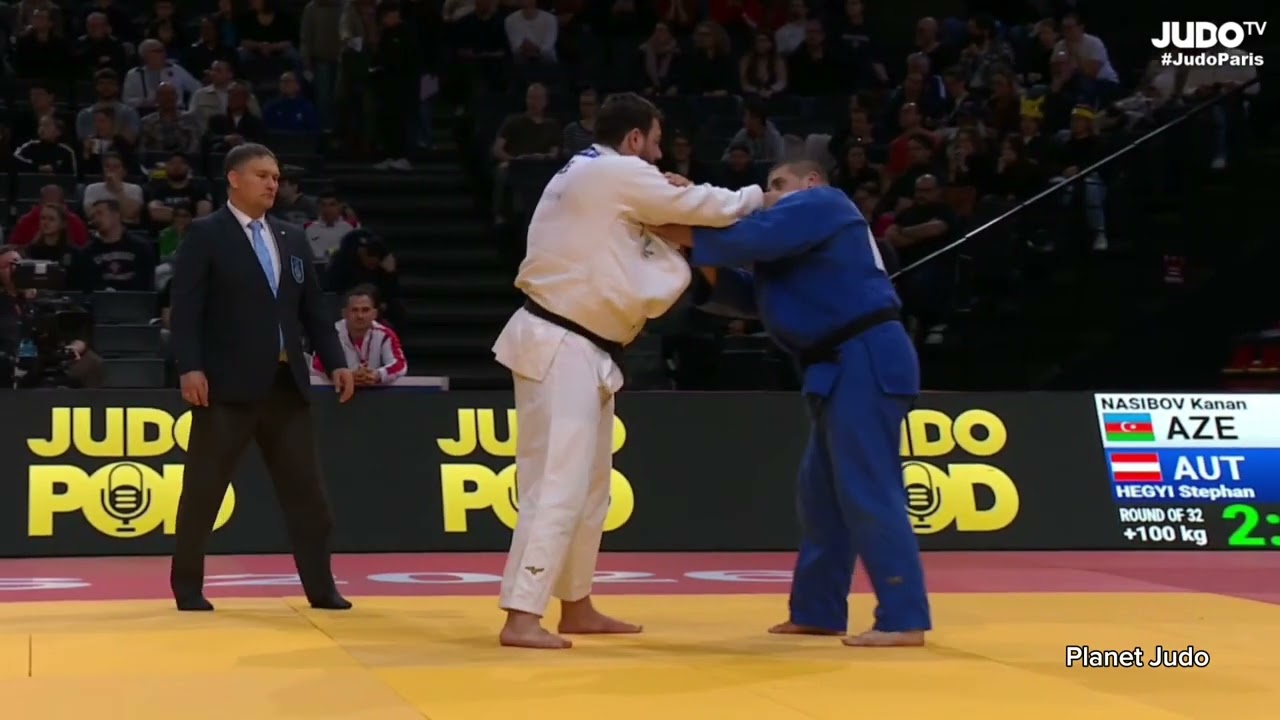 Kanan NASIBOV 🇦🇿 🆚️ Stephan HEGYI 🇦🇹 | 1/16 финала /+100кг | Большой Шлем Париж 2026