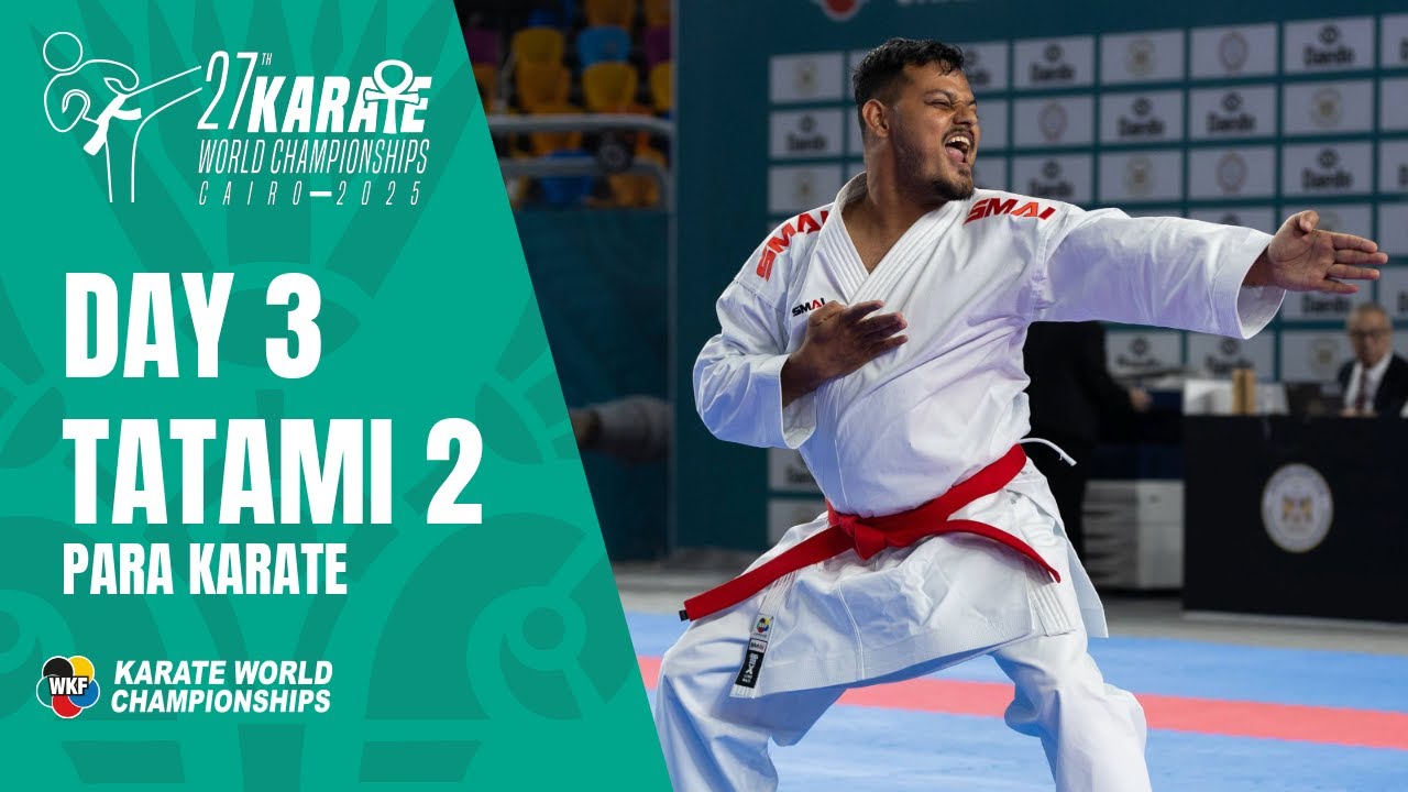 Karate World Championships | Saturday - Tatami 2 | All the action from Cairo LIVE!