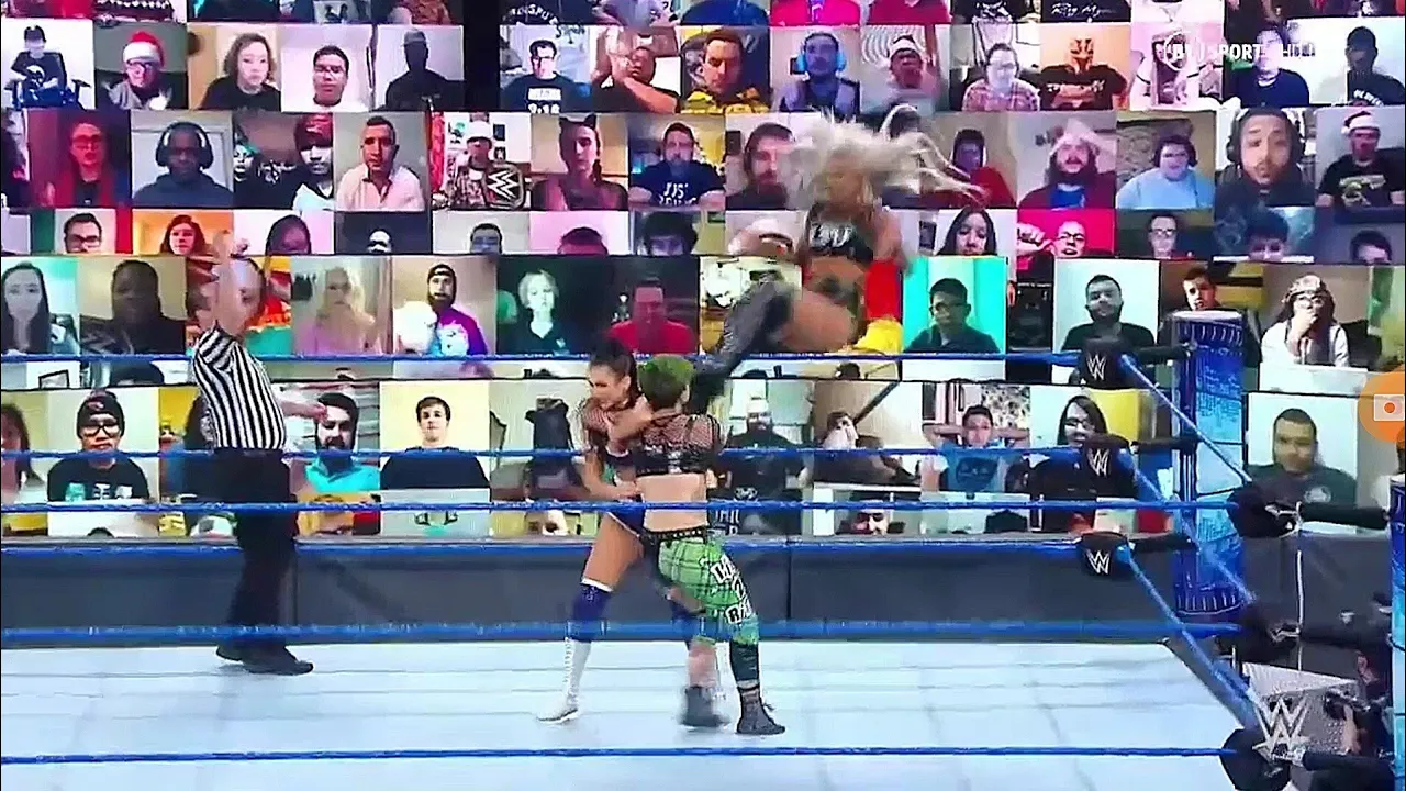 The Riott Squad V.S Billie Kay & Tamina