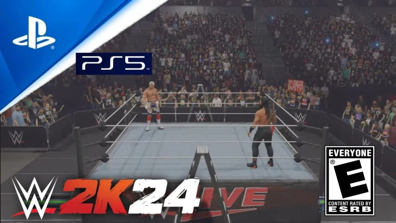 WWE 2K24 cody rouns vs roman reins/wwe Live