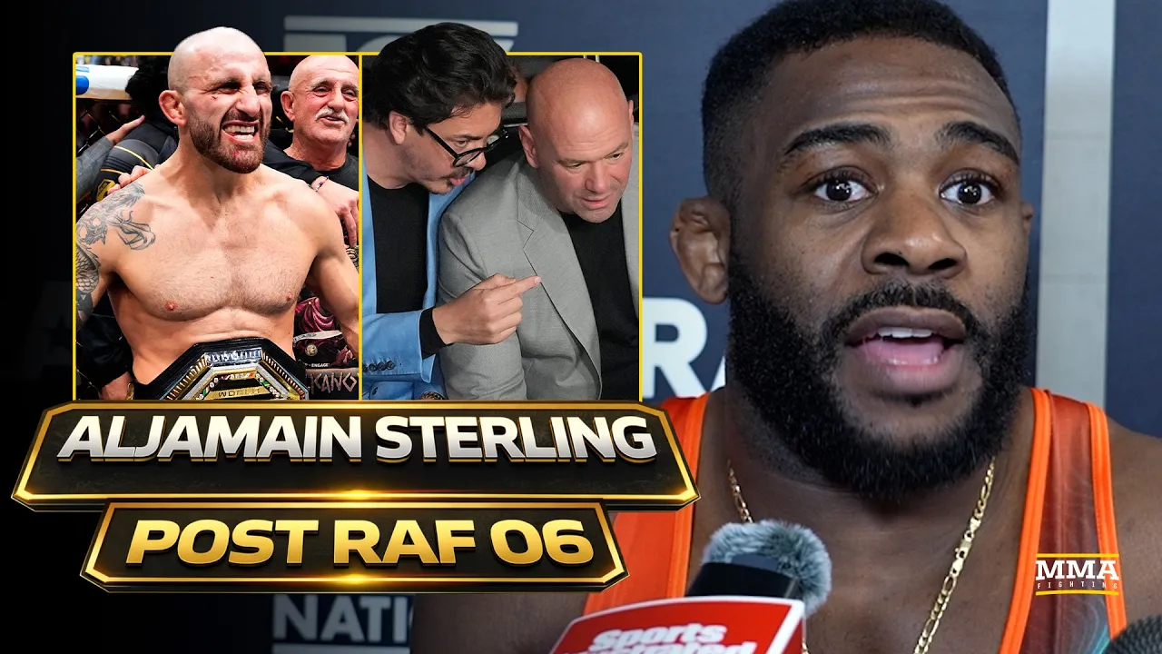 Aljamain Sterling Goes On EPIC RANT About UFC 'Wanting To See Me Lose,' Demands Title Shot