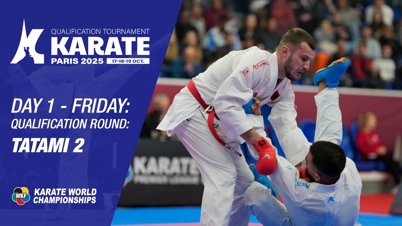 Paris Qualification Tournament - FRIDAY - Qualification Round - Tatami 2 | WORLD KARATE FEDERATION