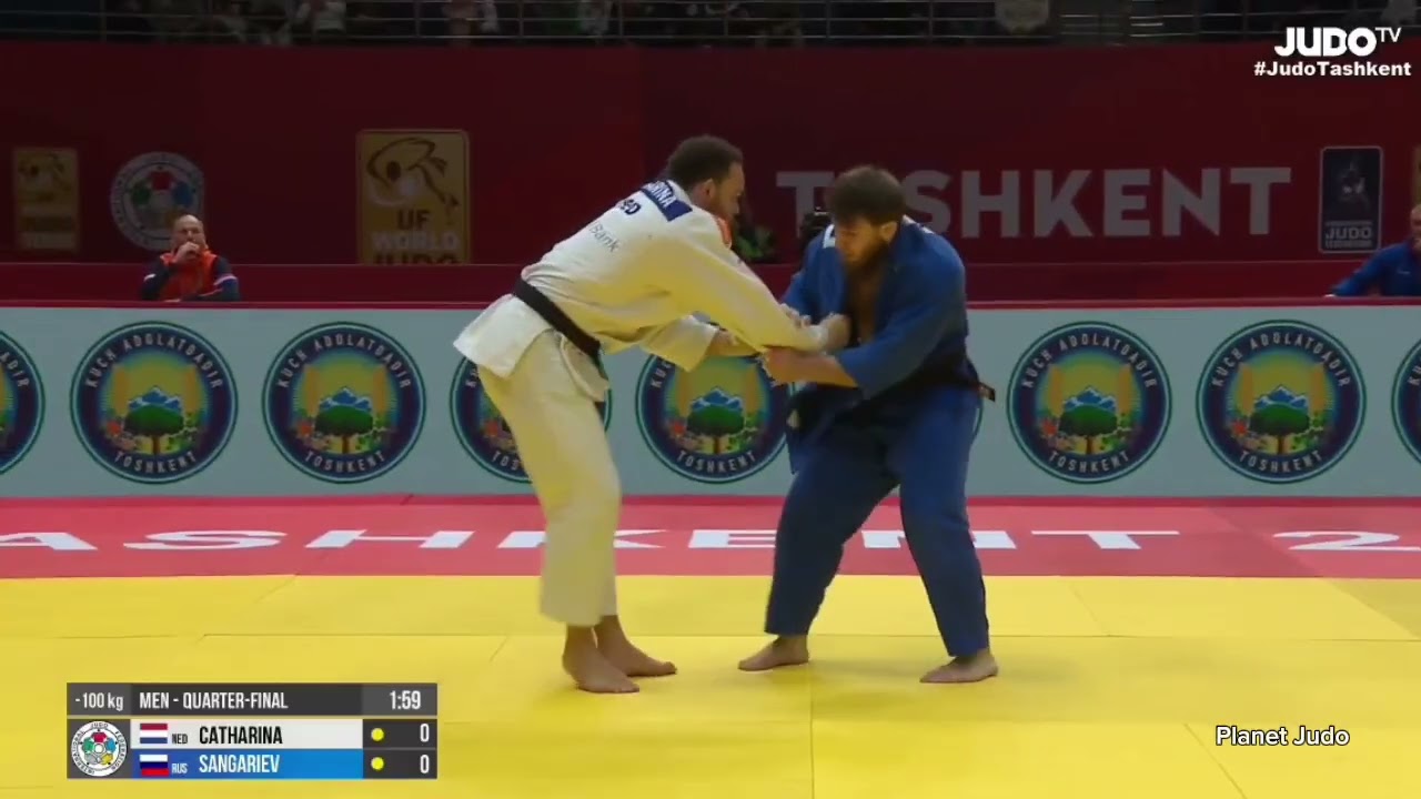 Simeon CATHARINA 🇳🇱 🆚️ Adam SANGARIEV 🇷🇺 | четвертьфинал /-100кг | Большой Шлем Ташкент 2026