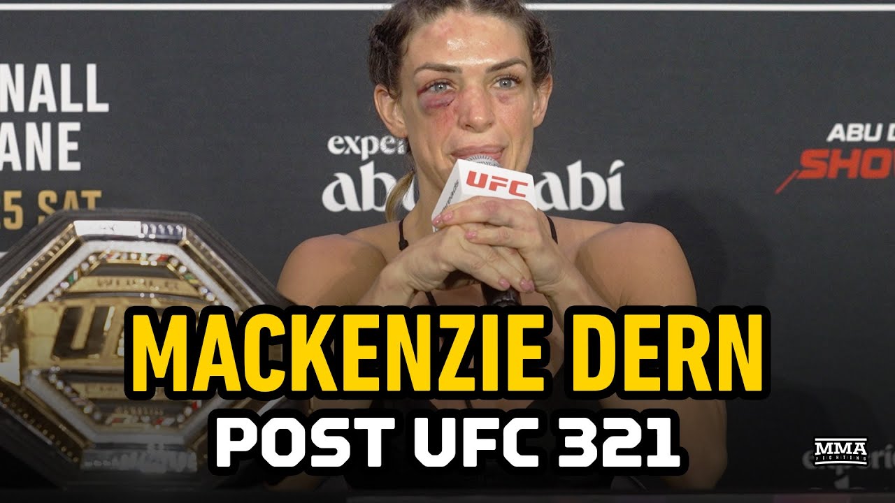 Mackenzie Dern Reacts To Title Win At UFC 321, Eyes Tatiana Suarez As First Defense | MMA Fighting