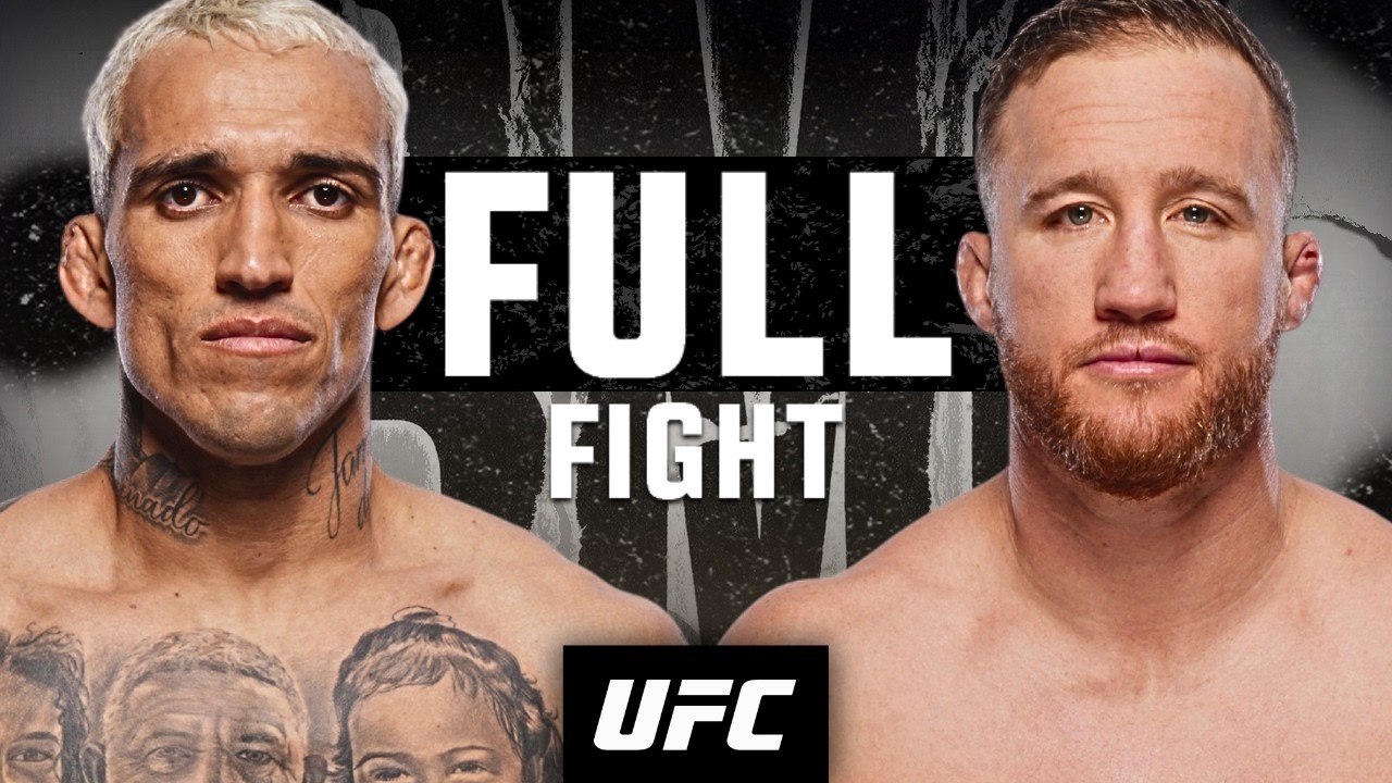 Charles Oliveira vs Justin Gaethje | Full Fight | UFC 326