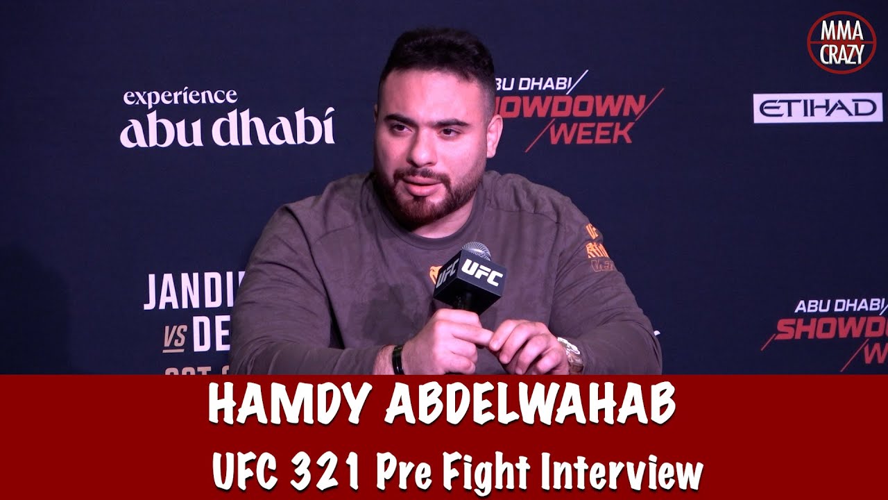Hamdy Abdelwahab reflects on ‘harsh’ suspension, talks training with Ciryl Gane