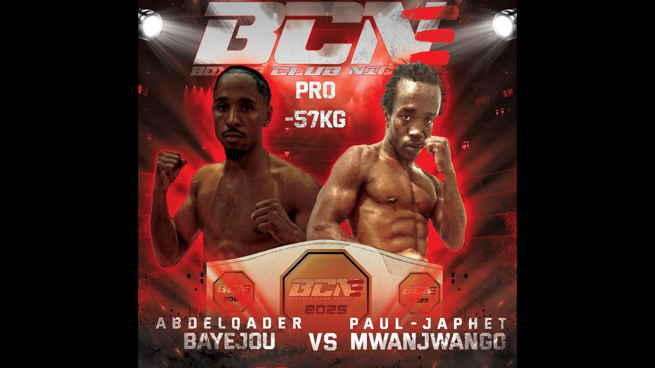 Paul Japhet MWANJWAANGO vs Abdelqader BAYEJOU By @vxstv #boxing club #night