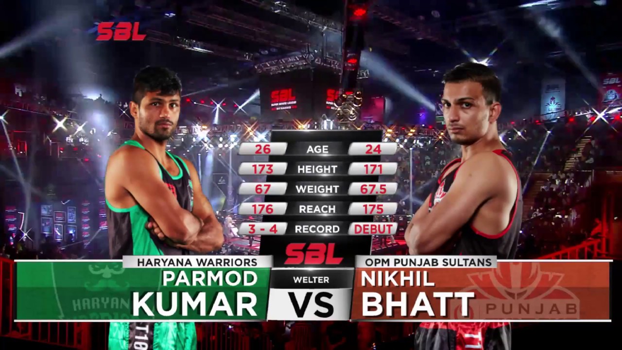 Parmod Kumar v/s Nikhil Bhatt  | Haryana Warriors v/s OPM Punjab Sultans