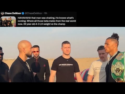 Andrew Tate's Opponent Says He Is Shaking