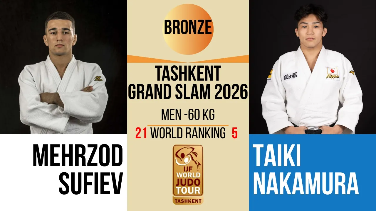 Mehrzod SUFIEV VS Taiki NAKAMURA| Tashkent Grand Slam 2025 | BRONZE -60 kg