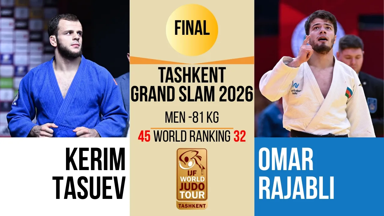 Abdul-Kerim TASUEV VS Omar RAJABLI | Tashkent Grand Slam 2026 | GOLD -81 kg