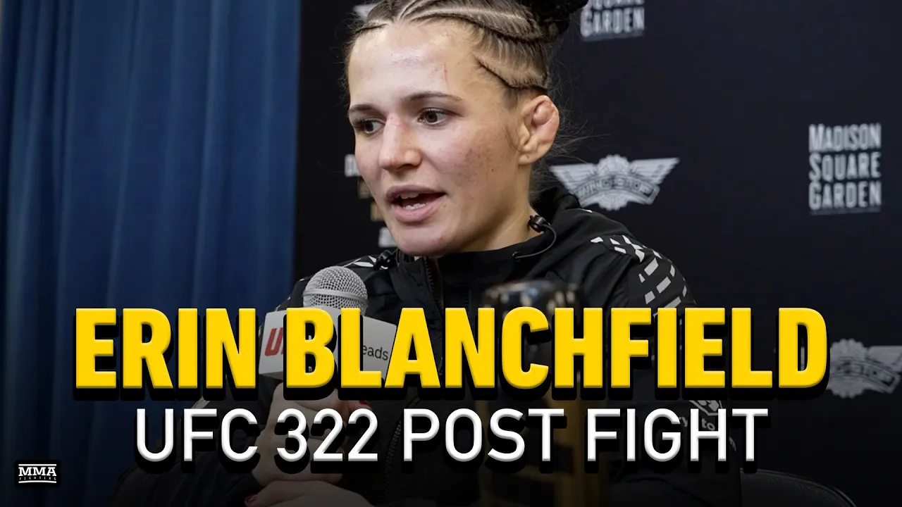 Erin Blanchfield Calls For Title Fight After Win Over Tracy Cortez At UFC 322: 'It Makes Sense'