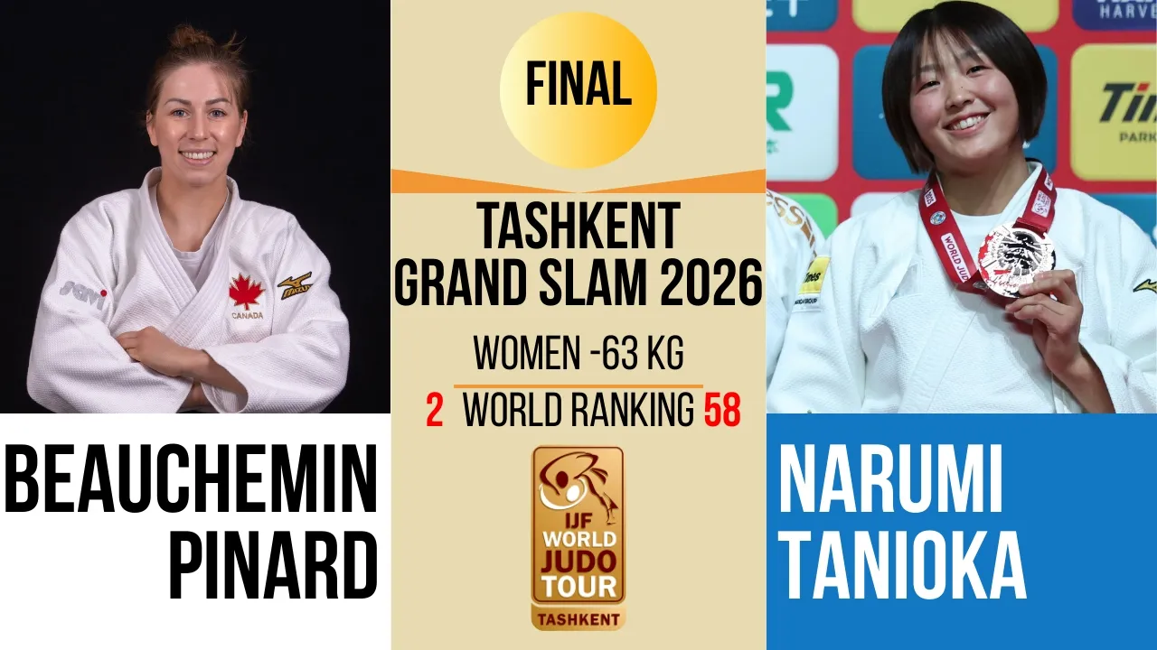 Catherine BEAUCHEMIN-PINARD VS Narumi TANIOKA | Tashkent Grand Slam 2026 | GOLD -63 kg