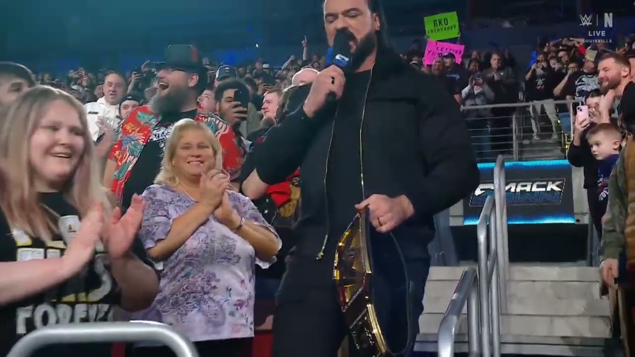 WWE SMACKDOWN DREW MCINTYRE ENTRANCE 02/27/26