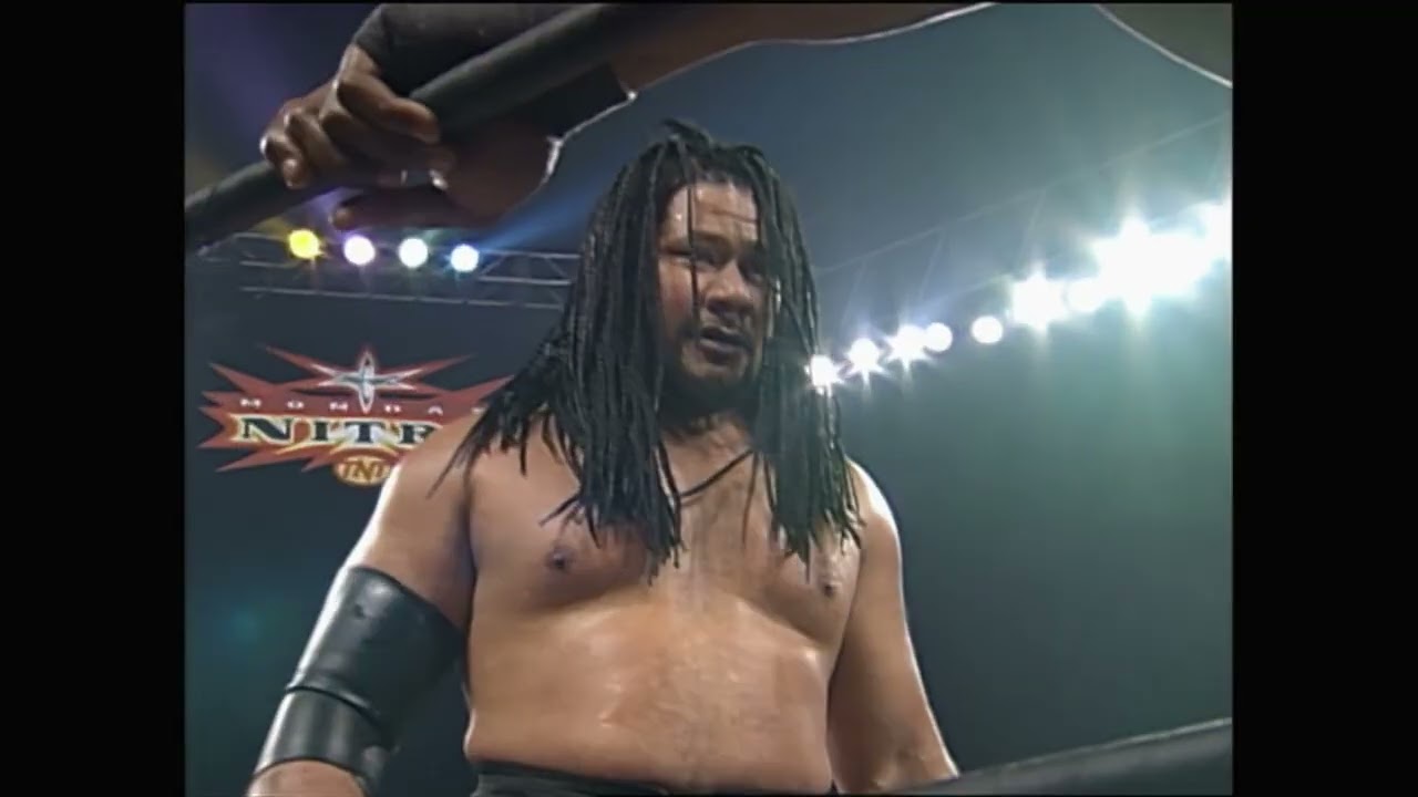 Meng 🤏🏾 vs. Booker T 🖐🏿 (WCW Monday Nitro 26/4/1999)WCW T.V Title.👑