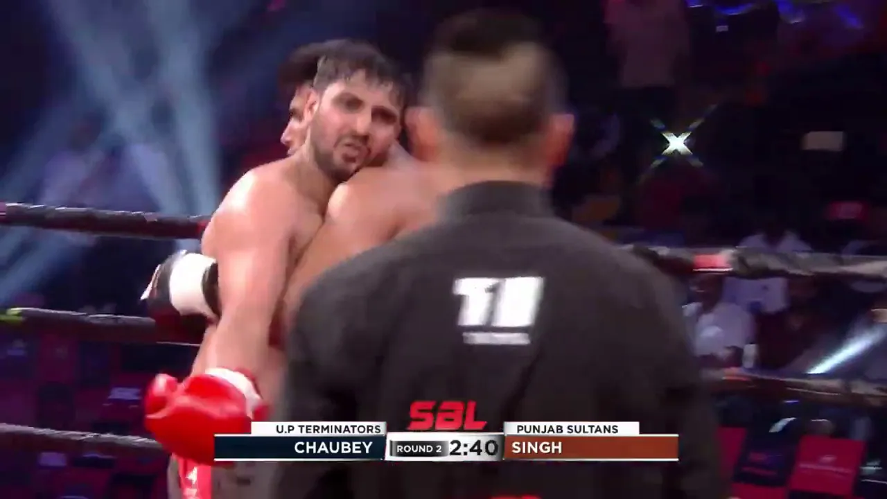 Super Boxing League | Amitesh Chaubey vs Vicky Singh | SBL