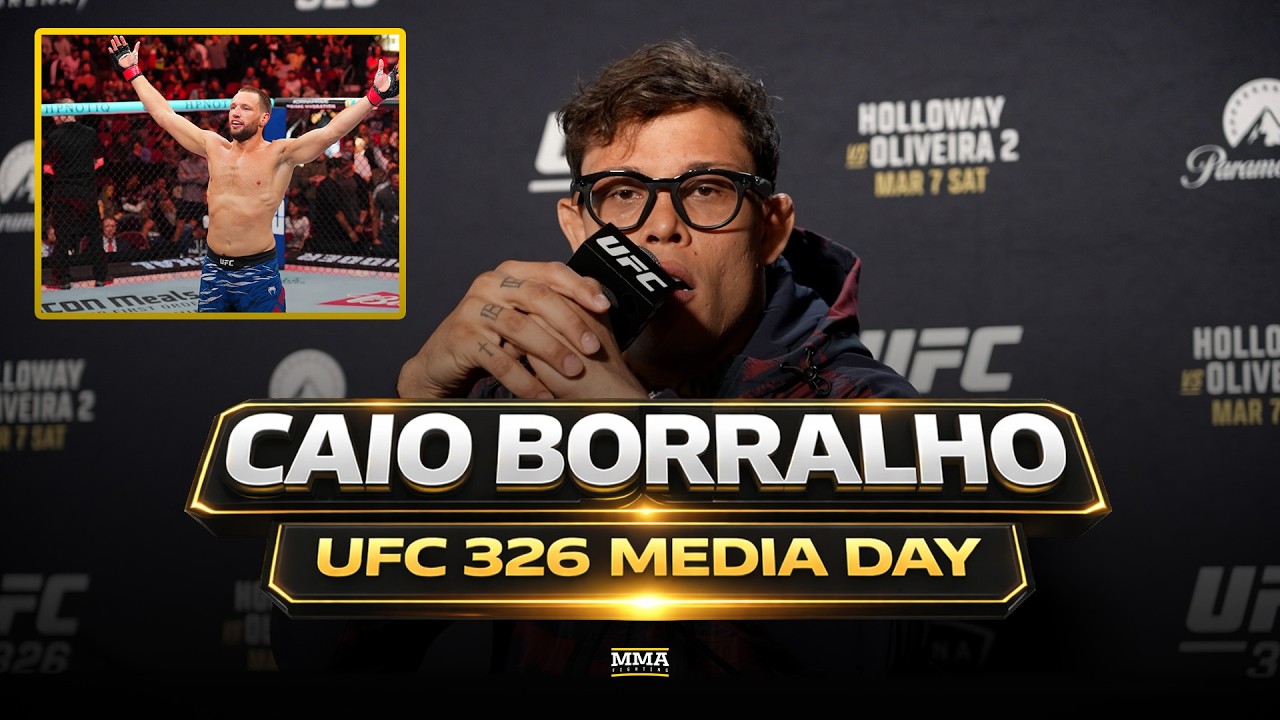 Caio Borralho Previews Reinier de Ridder Fight At UFC 326 | MMA Fighting