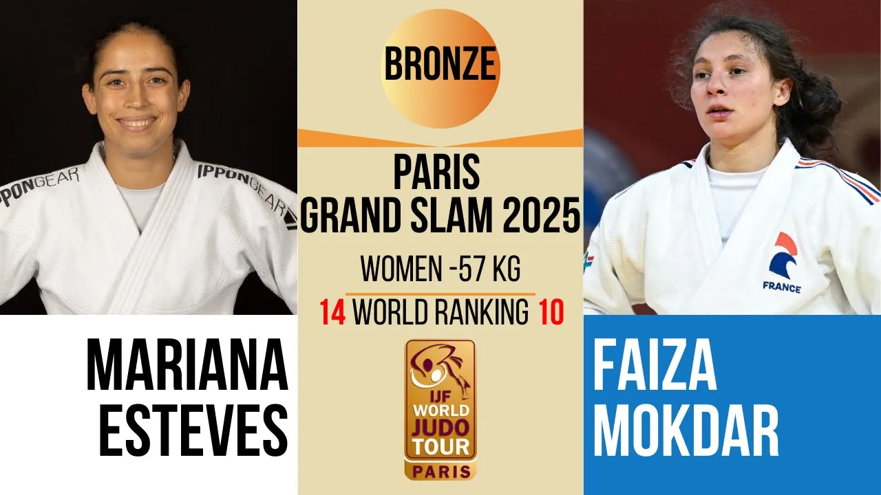 Mariana ESTEVES VS Faiza MOKDAR | PARIS Grand Slam 2026 | BRONZE - 57 kg