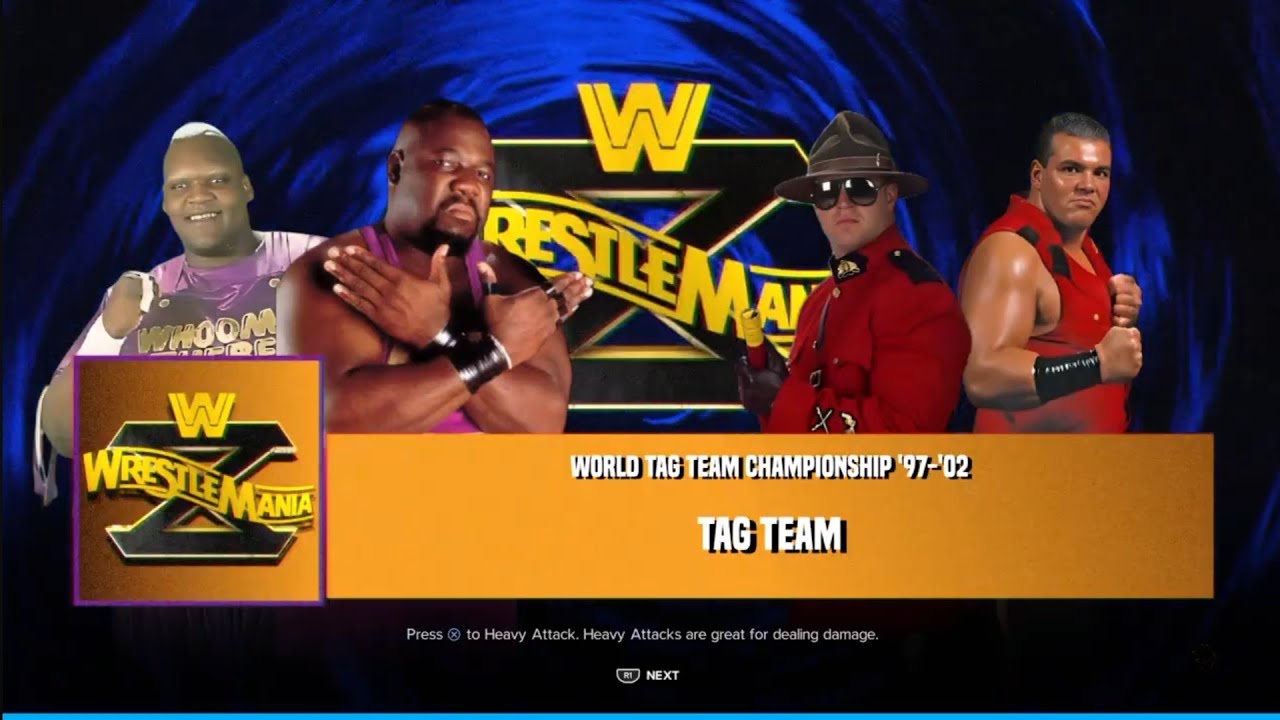 Men on a Mission vs The Quebecers. WrestleMania 10. WWE 2K24