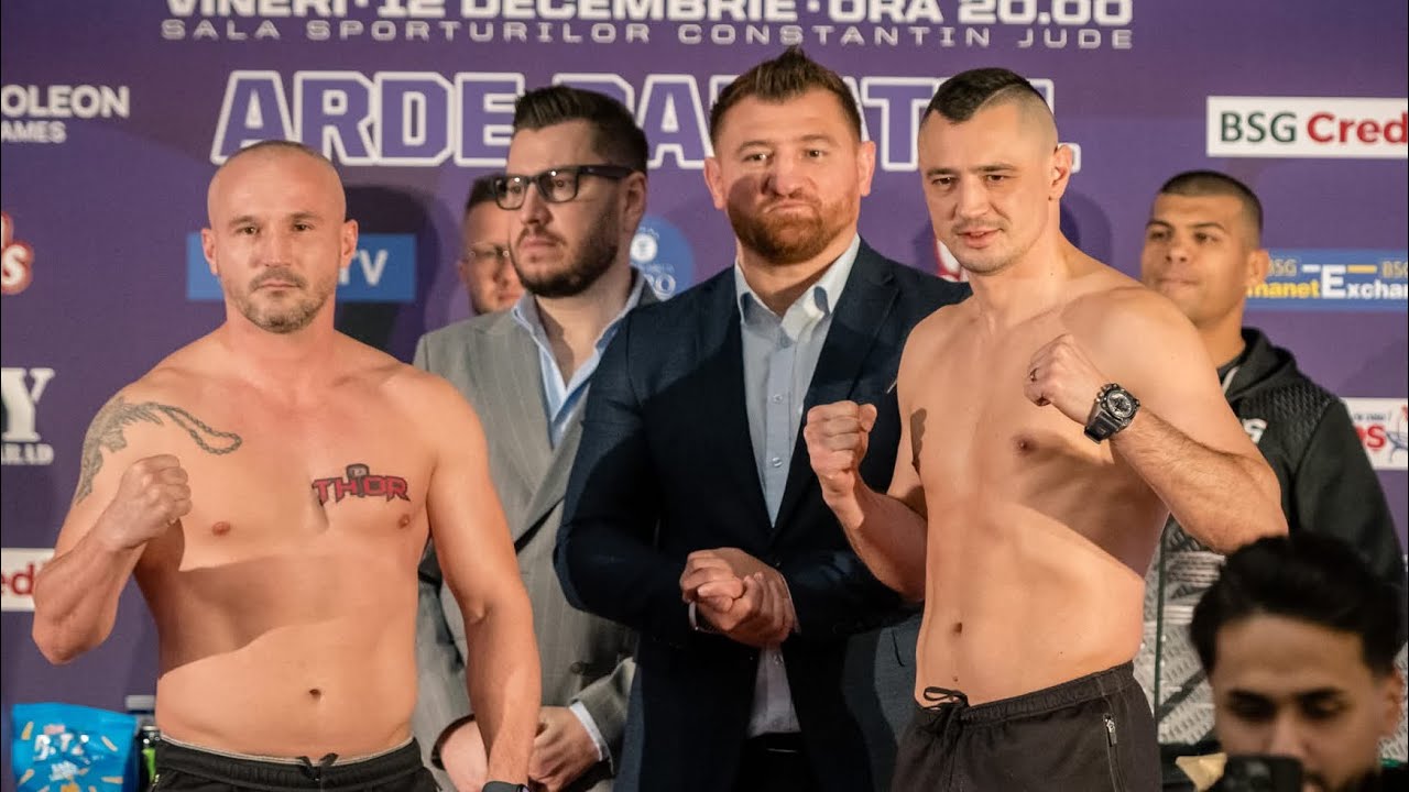 Tensiune maximă între Flavius Biea și Daniel Corbeanu înaintea luptei decisive de la Timișoara