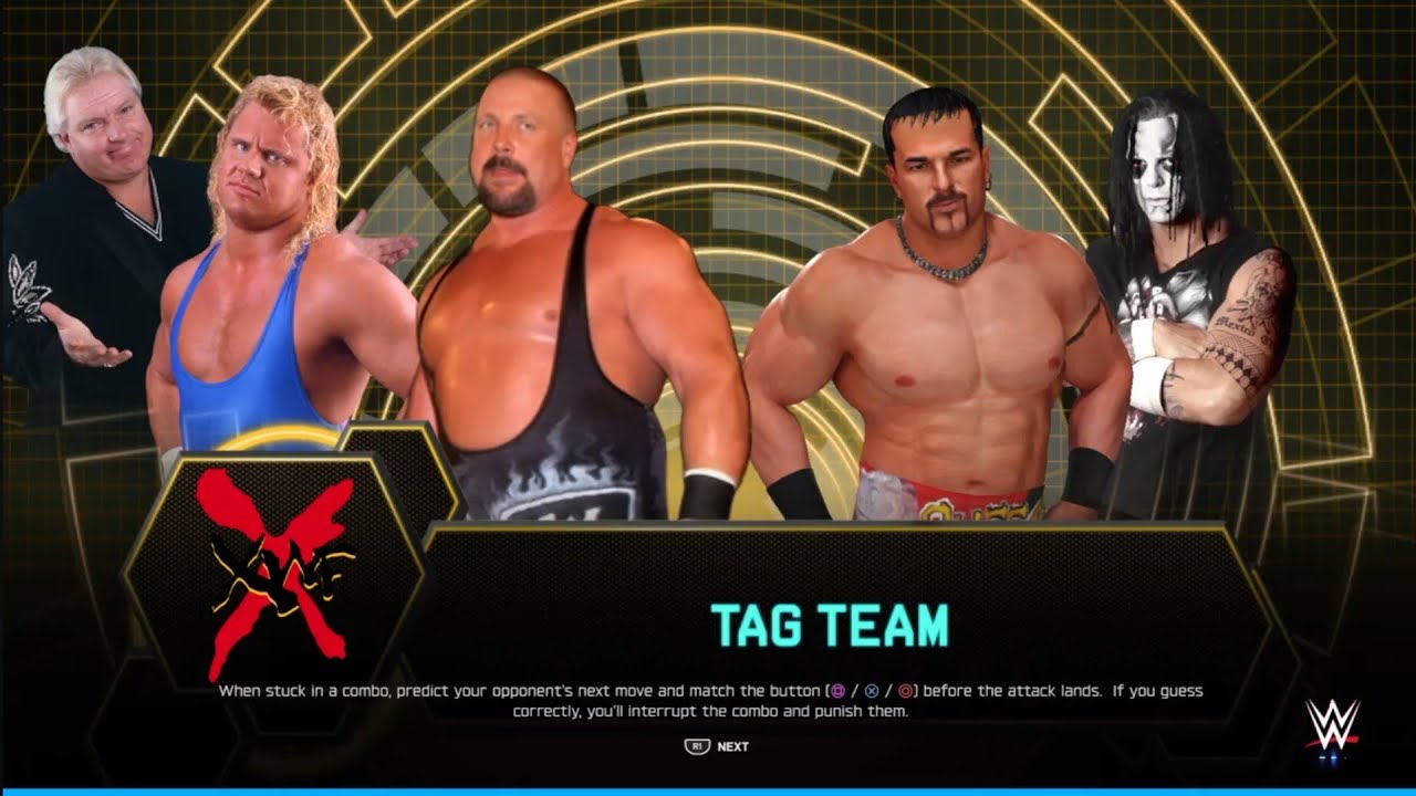 Perfect & Norton vs Buff & Vampiro. XWF.  WWE 2K25